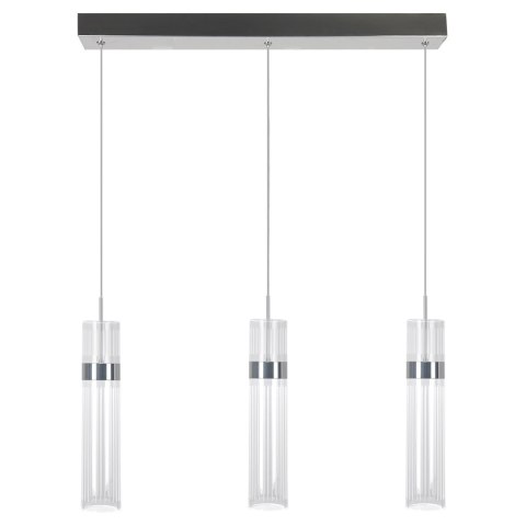 Lampa wisząca Ambiente 3 srebrna LED CCT
