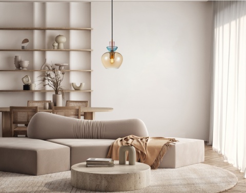 Lampa wisząca FANDA PND-31882-1-GD-AMB