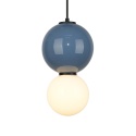 Lampa wisząca Pieve kula niebieska PND-95221-1S-BLU