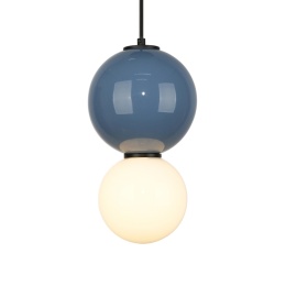 Lampa wisząca Pieve kula niebieska PND-95221-1S-BLU