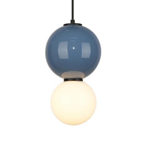 Lampa wisząca Pieve kula niebieska PND-95221-1S-BLU