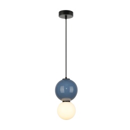 Lampa wisząca Pieve kula niebieska PND-95221-1S-BLU