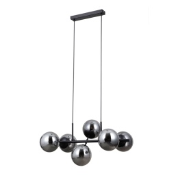 Lampa wisząca kule dymione Molite PND-1098-6-BK