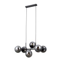 Lampa wisząca kule dymione Molite PND-1098-6-BK