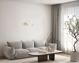 Kinkiet złoty nowoczesny AMAYA WL-22782-GD