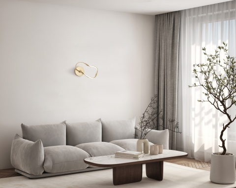 Kinkiet złoty nowoczesny AMAYA WL-22782-GD