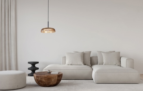 Lampa wisząca Colle PND-48529-BK-YLL