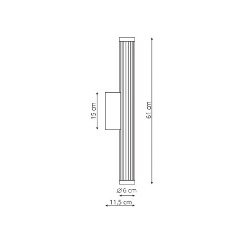 Kinkiet Vena 60 cm chrom LED CCT