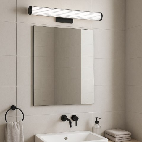 Kinkiet Vena 60 cm czarna LED CCT