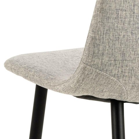 Krzesło Celia szare jasne/ czarne