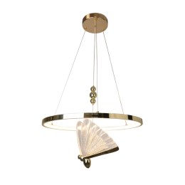 Lampa wisząca Marissa Ring złota LED CCT