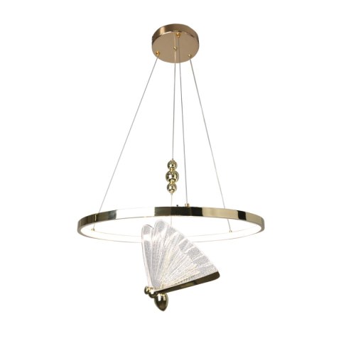 Lampa wisząca Marissa Ring złota LED CCT