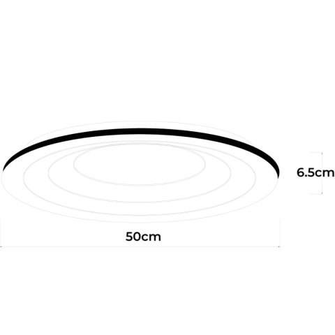 Plafon Alune okrągły LED CCT