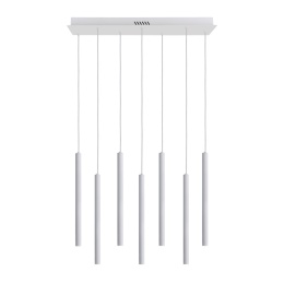 Lampa biała wisząca Valdes PND-22302-7-WH