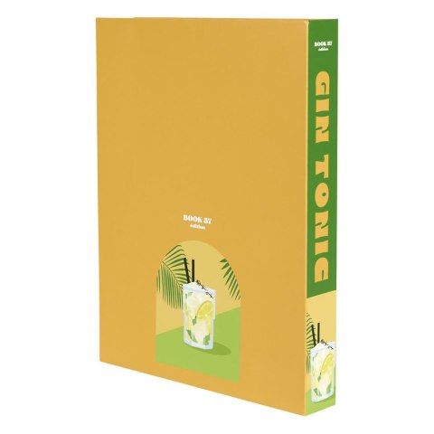 Pudełko książka Gin Tonic żółta