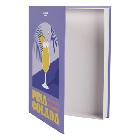 Pudełko książka Pinacolada fioletowa