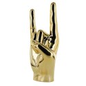 Dekoracja, figurka Dłoń Rock and Roll złota