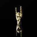 Dekoracja, figurka Dłoń Rock and Roll złota