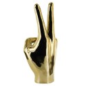 Dekoracja, figurka Dłoń Victoria złota