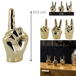 Dekoracja, figurka Dłoń mała 1 palec złota