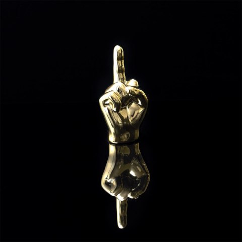 Dekoracja, figurka Dłoń mała 1 palec złota