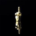 Dekoracja, figurka Dłoń mała 1 palec złota