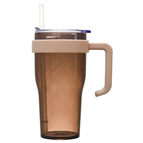 Kubek termiczny Mini Miami bursztynowy transparentny