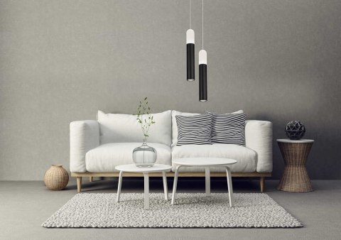 Lampa wisząca Fano czarna LED 3000K