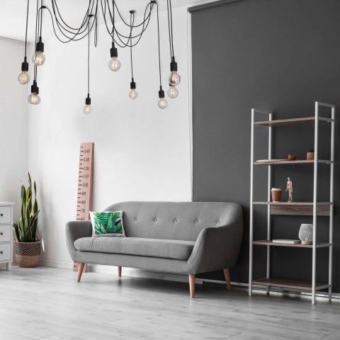 Lampa wisząca Soleto czarna 10xE27