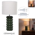 Lampka stołowa Ramil ceramiczna zielona