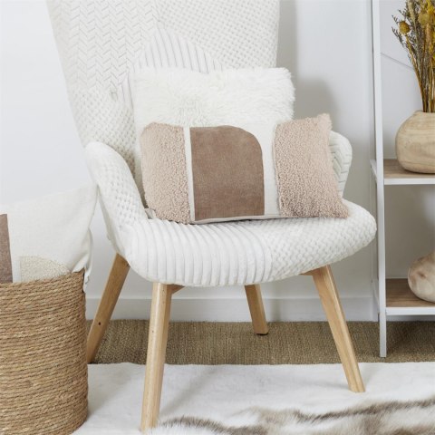 Poduszka 30x50cm sztruks, boucle beżowa