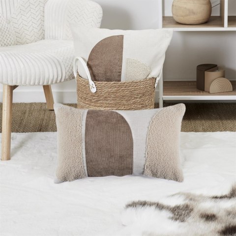 Poduszka 30x50cm sztruks, boucle beżowa