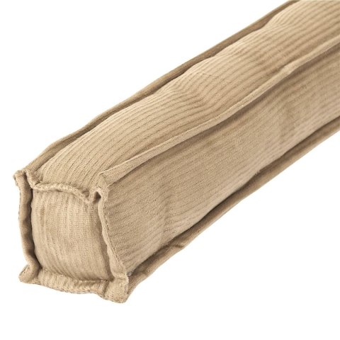 Stoper/ wałek do drzwi sztruks beżowy