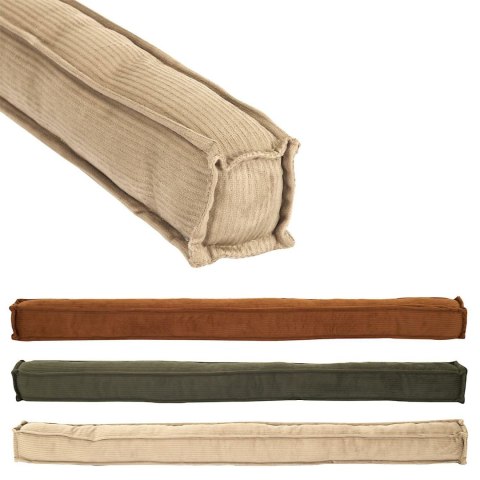 Stoper/ wałek do drzwi sztruks beżowy