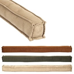 Stoper/ wałek do drzwi sztruks zielony