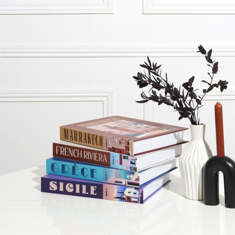 Pudełko książka Grece niebieska