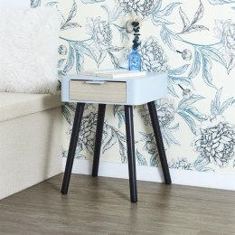 Szafka nocna Padano błękitna/czarna