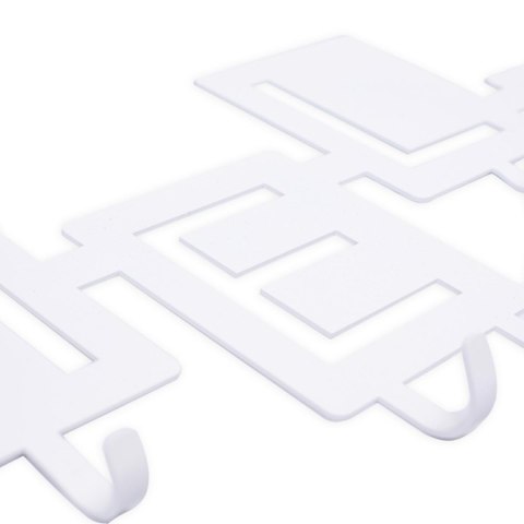 Wieszak ścienny Hello biały