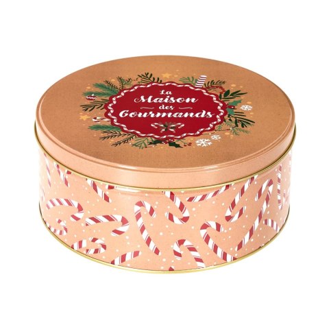 Zestaw 3 pudełek świątecznych metalowych