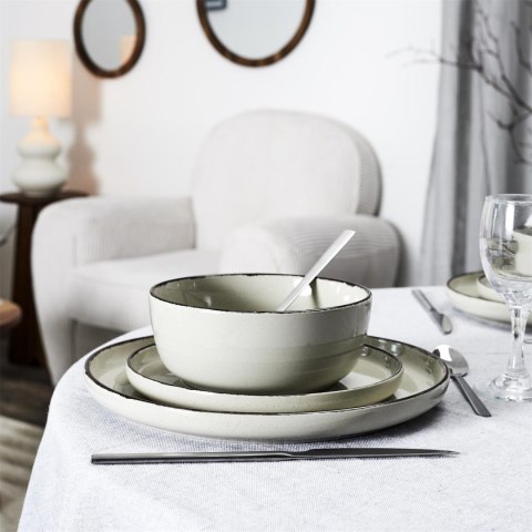 Zestaw obiadowy Temp na 4 osoby beżowy