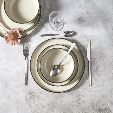Zestaw obiadowy Temp na 4 osoby beżowy