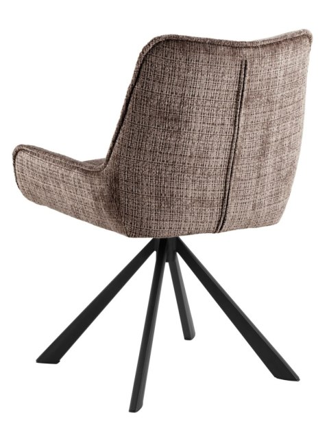 Krzesło Eddie obrotowe brązowe Juto 24