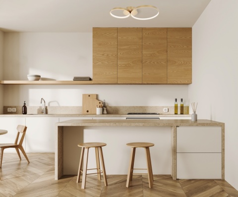 Plafon złoty Maver SP-20452-2-GD