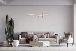 Nowoczesna lampa wisząca Mila PND-23523-GD