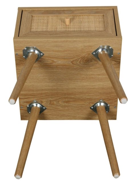 Szafka nocna styl Boho naturalna