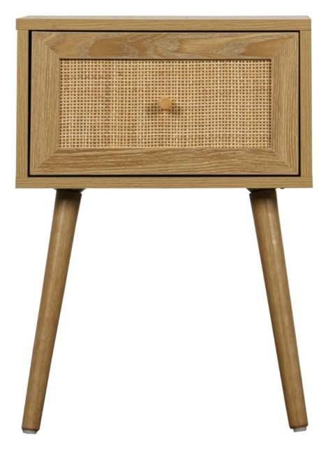 Szafka nocna styl Boho naturalna