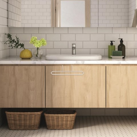 Uchwyt/ wieszak na ścierkę/ ręcznik kuchenny biały