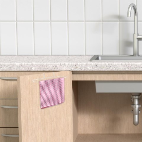 Uchwyt/ wieszak na ścierkę/ ręcznik kuchenny biały