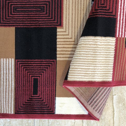 Dywan BCF Alfa 18 czerwony 60 x 100 cm czerwony