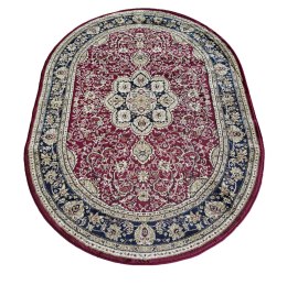 Dywan owalny Exclusive N 03 czerwony 200 x 290 cm